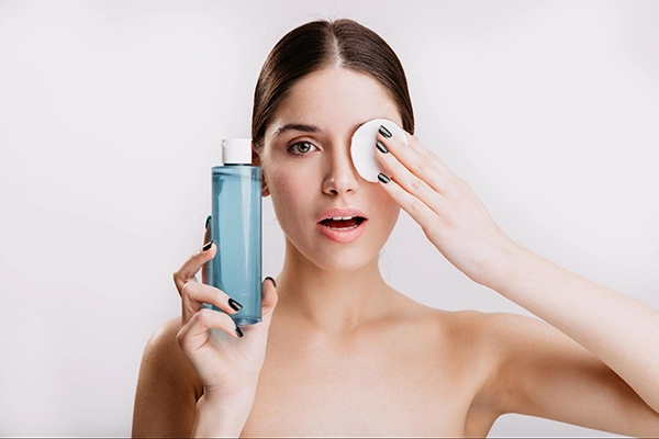 Using a toner on your face